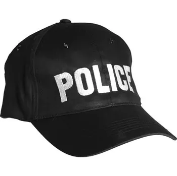 Kšiltovka MIL-TEC® Čepice baseball s nápisem POLICE ČERNÁ