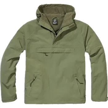 Pánská casual bunda Bunda větrovka s kapucí WINDBREAKER ZELENÁ Bunda větrovka s kapucí WINDBREAKER ZELENÁ vel. S