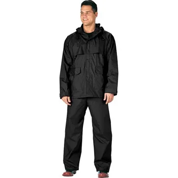 Pláštěnka Komplet nepromokavý ROTHCO PVC ČERNÝ Komplet nepromokavý ROTHCO PVC ČERNÝ vel. 3XL