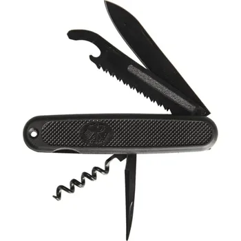 Sebeobrana MIL-TEC® Nůž zavírací BW vícefunkční s orlicí ČERNÝ