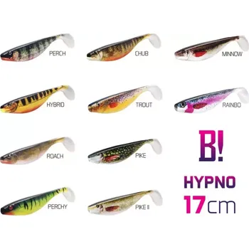 Umělá nástraha DELPHIN Umelá nástraha BOMB! HYPNO / 2ks 17cm/3D RAINBO