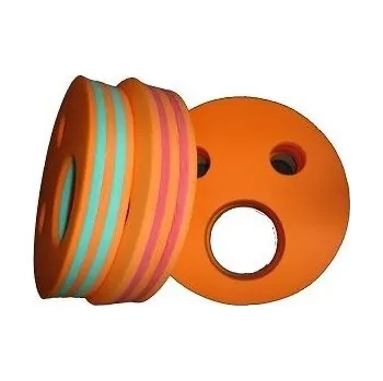 Plovací deska Nadlehčovací kroužky (pár) 200x38mm, oranžová pruh.