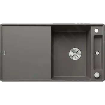 Granitový dřez Blanco Axia III 5 Silgranitový dřez, 905x500 mm, s ovládáním odtoku a příslušenstvím, InFino, šedá, 527225