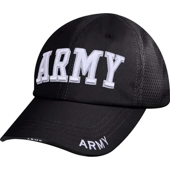Kšiltovka ROTHCO Čepice ARMY síťovaná ČERNÁ