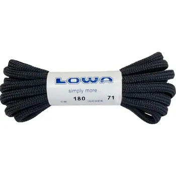 Tkaničky do bot LOWA® Tkaničky LOWA 180cm ČERNÉ