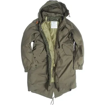 Pánská parka Bunda US M51 FISHTAIL s vložkou a kapucí ZELENÁ Bunda US M51 FISHTAIL s vložkou a kapucí ZELENÁ vel. S