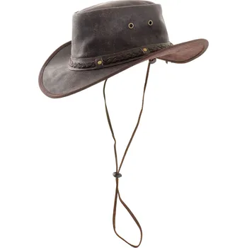 Klobouk Origin Outdoors Klobouk kožený CRUSHABLE