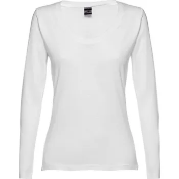 Dámské tričko THC BUCHAREST WOMEN WH. Dámské triko s dlouhým rukávem a páskem - Bílá / XL