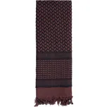 ROTHCO Šátek SHEMAGH 105 x 105 cm TMAVĚ HNĚDÝ-ČERNÝ