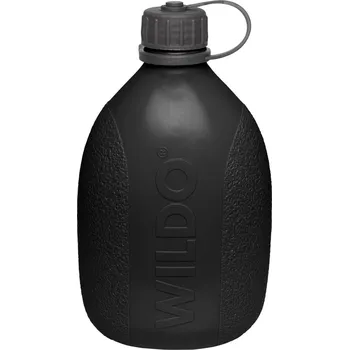 Láhev Wildo® Láhev polní plastová ŠVÉDSKÁ KST s karabinou ČERNÁ