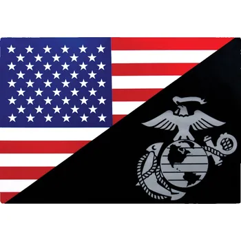 Vlajka ROTHCO Samolepka USMC EAGLE/USA vlajka