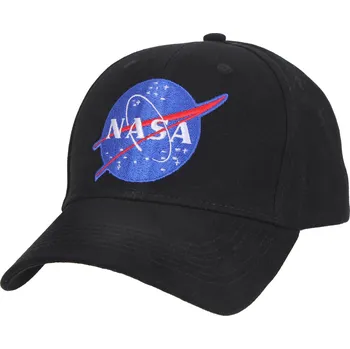 Čepice ROTHCO Čepice baseball s nápisem NASA ČERNÁ