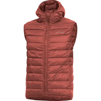 Pánská vesta Vesta AURORA zateplená s kapucí MAROON RED Vesta AURORA zateplená s kapucí MAROON RED vel. S