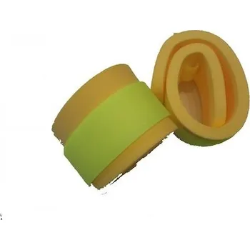 Rukávek na plavání Nadlehčovací rukávky (pár)-neon žlutý zip 550x100x15mm, žlutá+žlutý neon zip