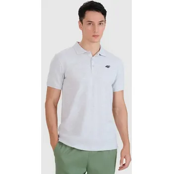 Pánské tričko Pánské triko 4F 4FWMM00TPTSM366 COLD LIGHT GREY MELANGE L