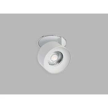Svítidlo Zápustné polohovatelné LED2 svítidlo KLIP CRI98 Varianta: 11 W, chromová základna, bílý reflektor