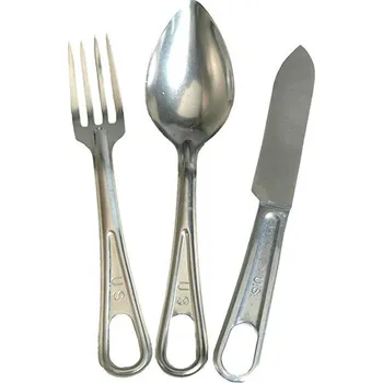Outdoor vaření MIL-TEC® Příbor US WWII 1944 3 díly repro
