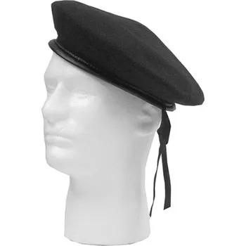 Pokrývka hlavy Baret MONTY vlněný ČERNÝ Baret MONTY vlněný ČERNÝ vel. M