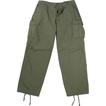 Pánské kalhoty Kalhoty VINTAGE VIETNAM ERA ZELENÉ Kalhoty VINTAGE VIETNAM ERA ZELENÉ vel. 4XL