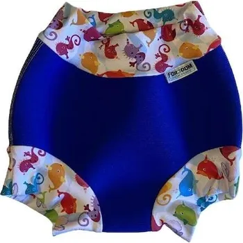 Neoprenový oblek Plenka na plavání NEOPREN, vel. M (8-11kg), modrá+lem moře