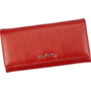 Peněženka Dámská luxusní kožená peněženka Pierre Cardin Utewa, červená