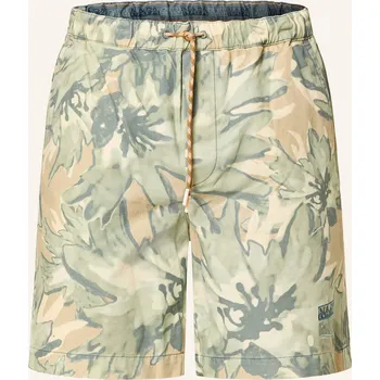 Napapijri Pánské Šortky Talla, tmavě zelená / světle zelená /...