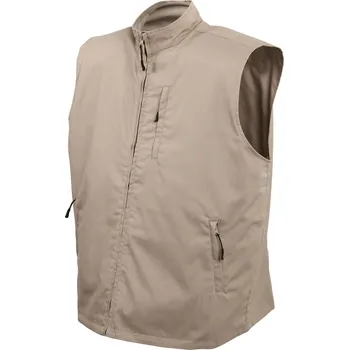 Pánská vesta Vesta TRAVEL se skrytými kapsami KHAKI Vesta TRAVEL se skrytými kapsami KHAKI vel. 3XL