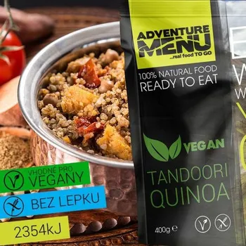 Hotové jídlo ADVENTURE MENU Tandoori Quinoa VEGAN - ADM sterilizované hotové jídlo