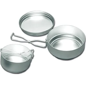 Kempingové nádobí ALB Ešus hliníkový třídílný (mořený)