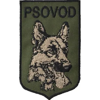Nášivka NAVYS Nášivka znak PSOVODA ZELENÁ