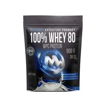 Protein MAXXWIN Nutrition 100% WHEY 80 PROTEIN 900g banán
