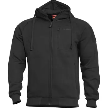 Pánská mikina Mikina LEONIDAS 2.0 ČERNÁ Mikina LEONIDAS 2.0 ČERNÁ vel. 4XL