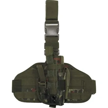 Příslušenství pro sportovní střelbu MFH Pouzdro na zbraň stehenní MOLLE FLECKTARN