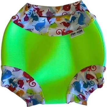 Plenkové kalhoty Plenka na plavání NEOPREN, vel. XXL (16+kg), neon zelená+lem moře