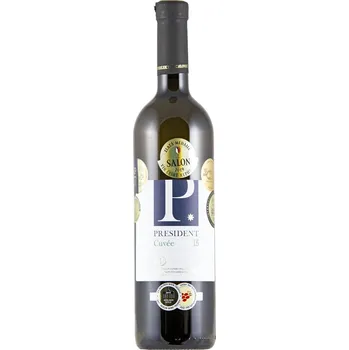 Víno Vinselekt Michlovský - Cuvée Ryzlink vlašský President 2015 pozdní sběr 0,75l