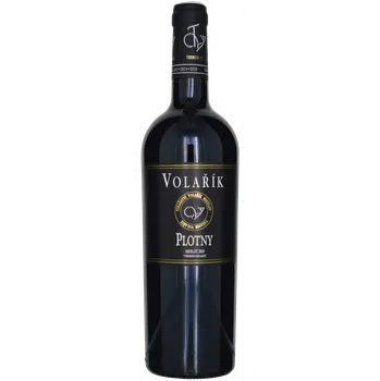 Víno Merlot Terroir PLOTNY Volařík 2022 výběr z hroznů 0,75l suché 2228