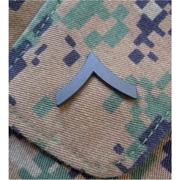 Armáda U.S. Odznak hodnostní USMC - PFC. pár - ČERNÝ