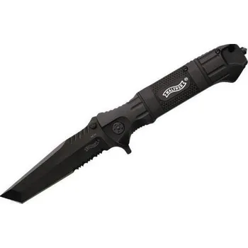 Sebeobrana WALTHER Nůž Walther zavírací TANTO KOMBI ČERNÝ