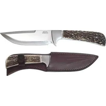 Sebeobrana MIKOV Nůž lovecký NEREZ s pevnou čepelí střenka PAROH čepel 138mm