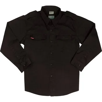 Pánská košile Košile VINTAGE FATIGUE ČERNÁ Košile VINTAGE FATIGUE ČERNÁ vel. M