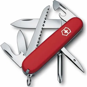 Multifunkční nůž VICTORINOX Nůž kapesní HIKER 91mm ČERVENÝ