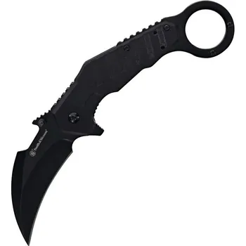 Bojový sport Smith Wesson® Nůž zavírací EXTREME OPS karambit ČERNÝ