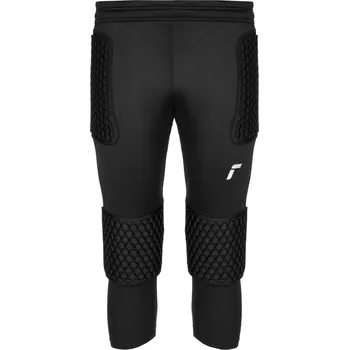REUSCH Fotbalové kalhoty Short Advance s chrániči L ČERNÁ|ŠEDÁ
