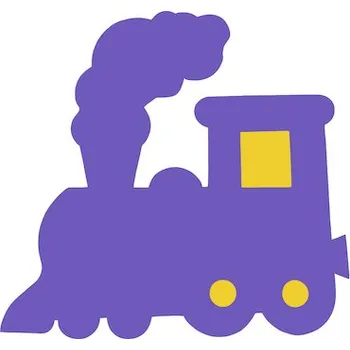 Figurka Maxi mašinka 970x960x38mm, fialová