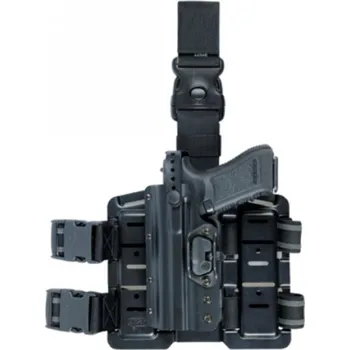 Příslušenství pro sportovní střelbu DASTA Pouzdro pistolové PHDLB stehenní CZ 75D Compact se závěsem 875 LEVÉ