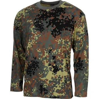 Pánské tričko MFH Triko US dlouhý rukáv BW FLECKTARN