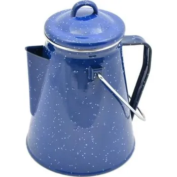 Konvice na čaj Konvice WESTERN smaltová s perkolátorem 2 litry MODRÁ