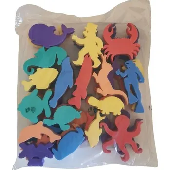 Hračky do vody VODNÍ SVĚT (50 kusů) - sada 27mm, mix barev