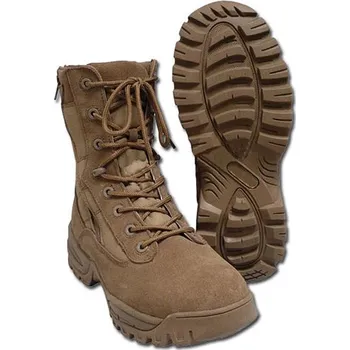 Těžké boty Boty TACTICAL s dvěma YKK zipy COYOTE Boty TACTICAL s dvěma YKK zipy COYOTE vel. US 11