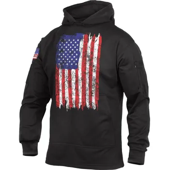 Pánská mikina Mikina CONCEALED CARRY s kapucí US vlajka BAREVNÁ Mikina CONCEALED CARRY s kapucí US vlajka BAREVNÁ vel. 3XL